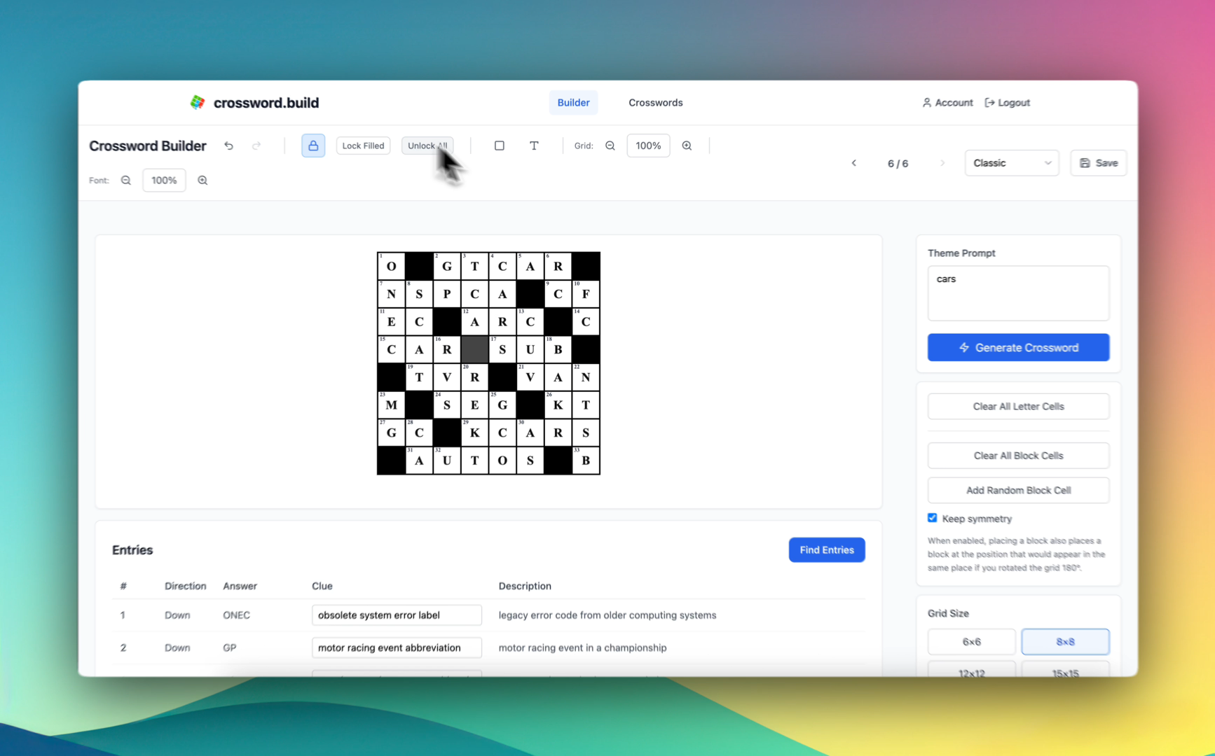 crossword.build gallery image