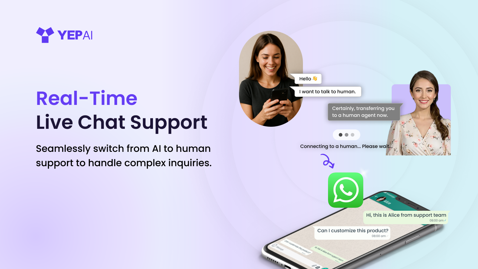 Media Yep ai - Chatbot berbilang bahasa untuk Q & A produk dan sokongan penukaran 5