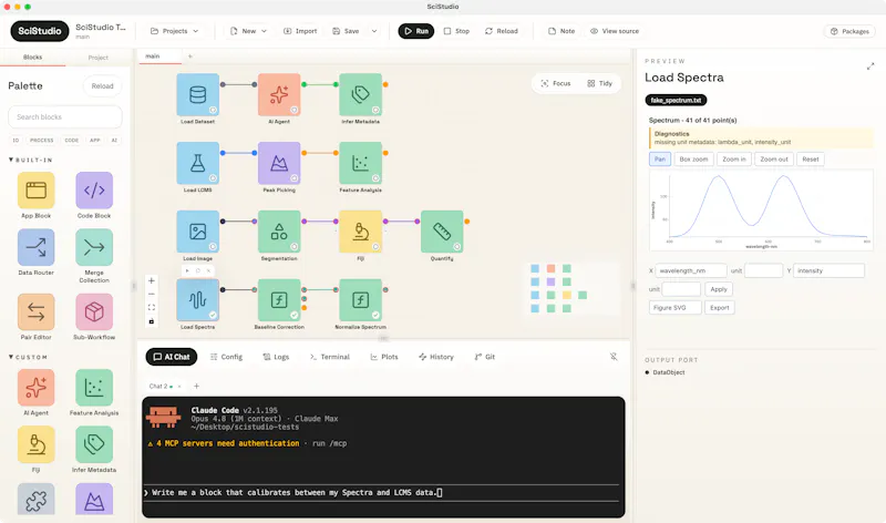 SciStudio screenshot 1