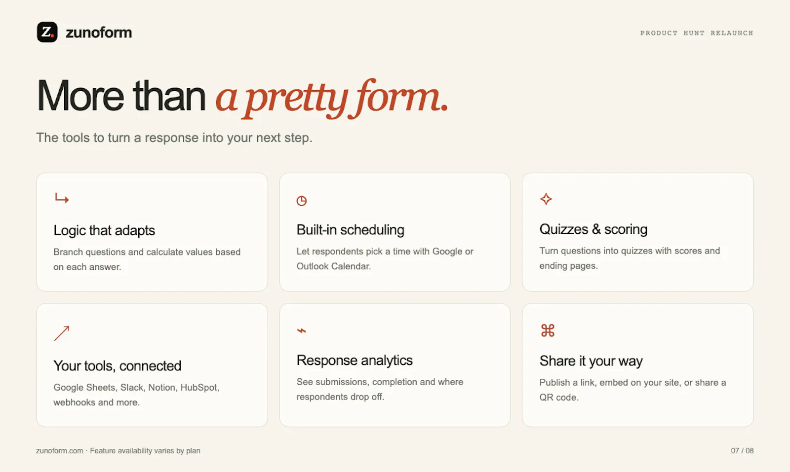 Zunoform screenshot 1