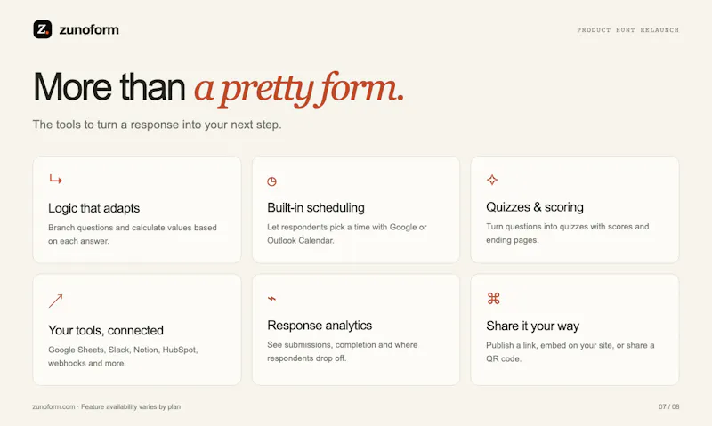 Zunoform screenshot 1
