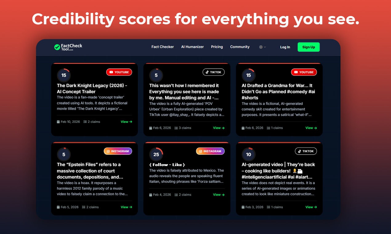 FactCheckTool.com gallery image