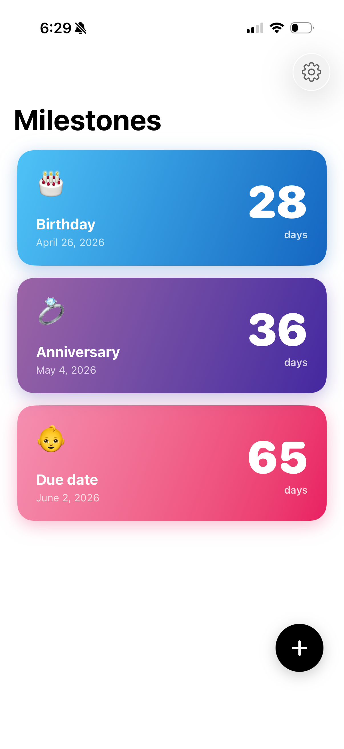 Milestone Timer (iOS) gallery image