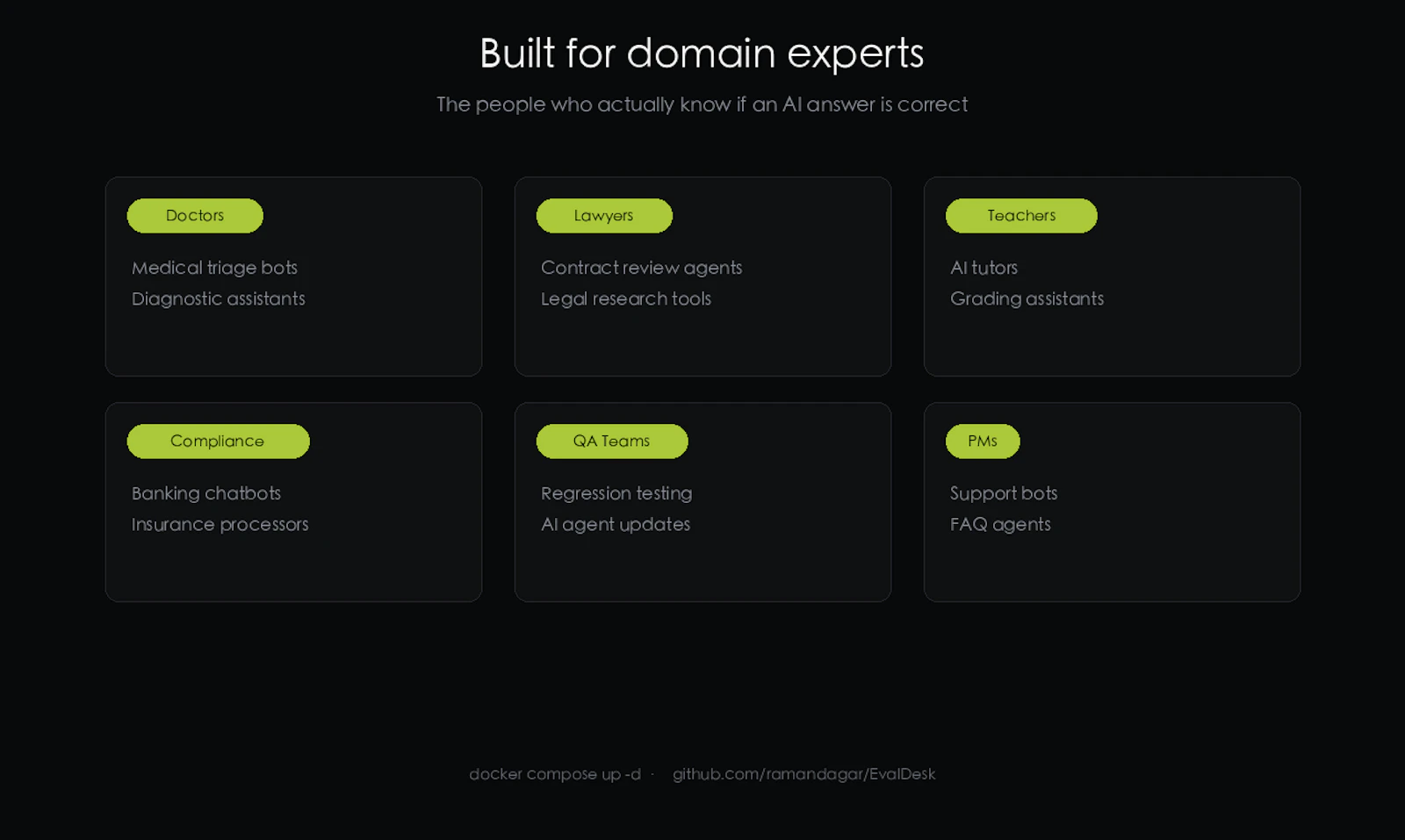 EvalDesk screenshot 1