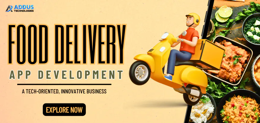 Food Delivery App Development 제품 배너