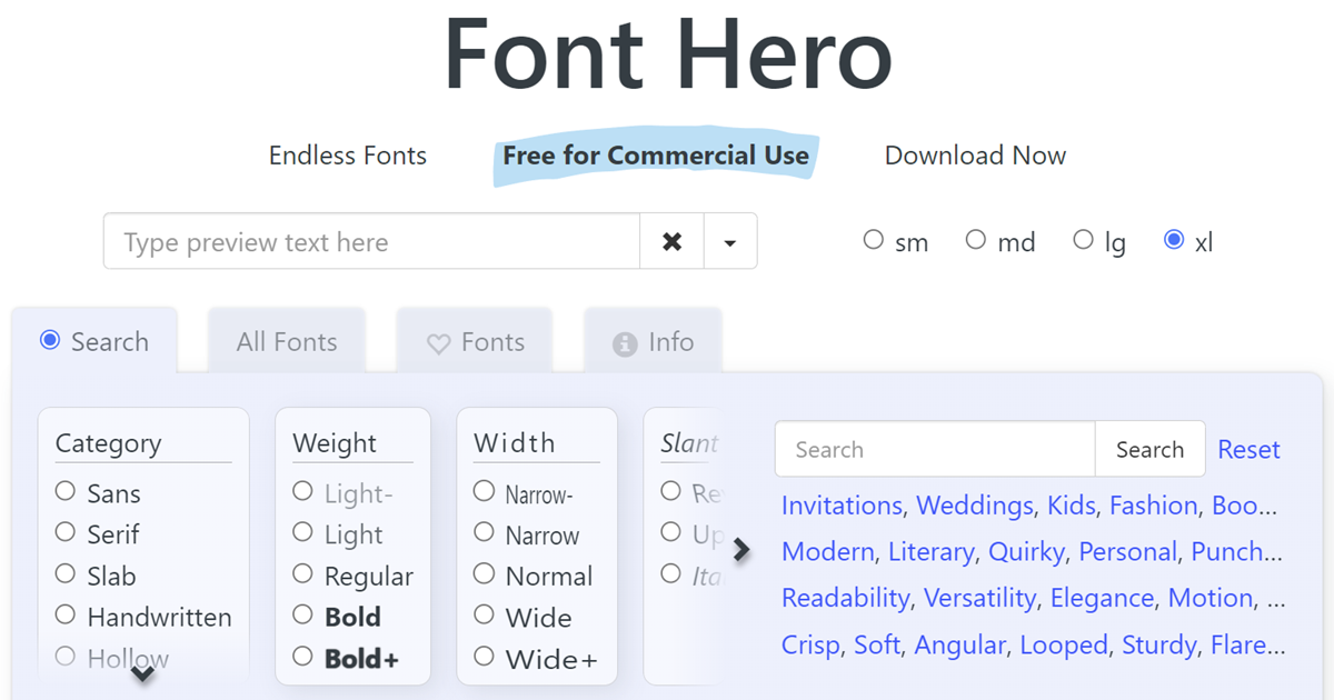 Font Hero gallery image