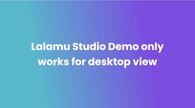 Lalamu Studio Demo gallery image