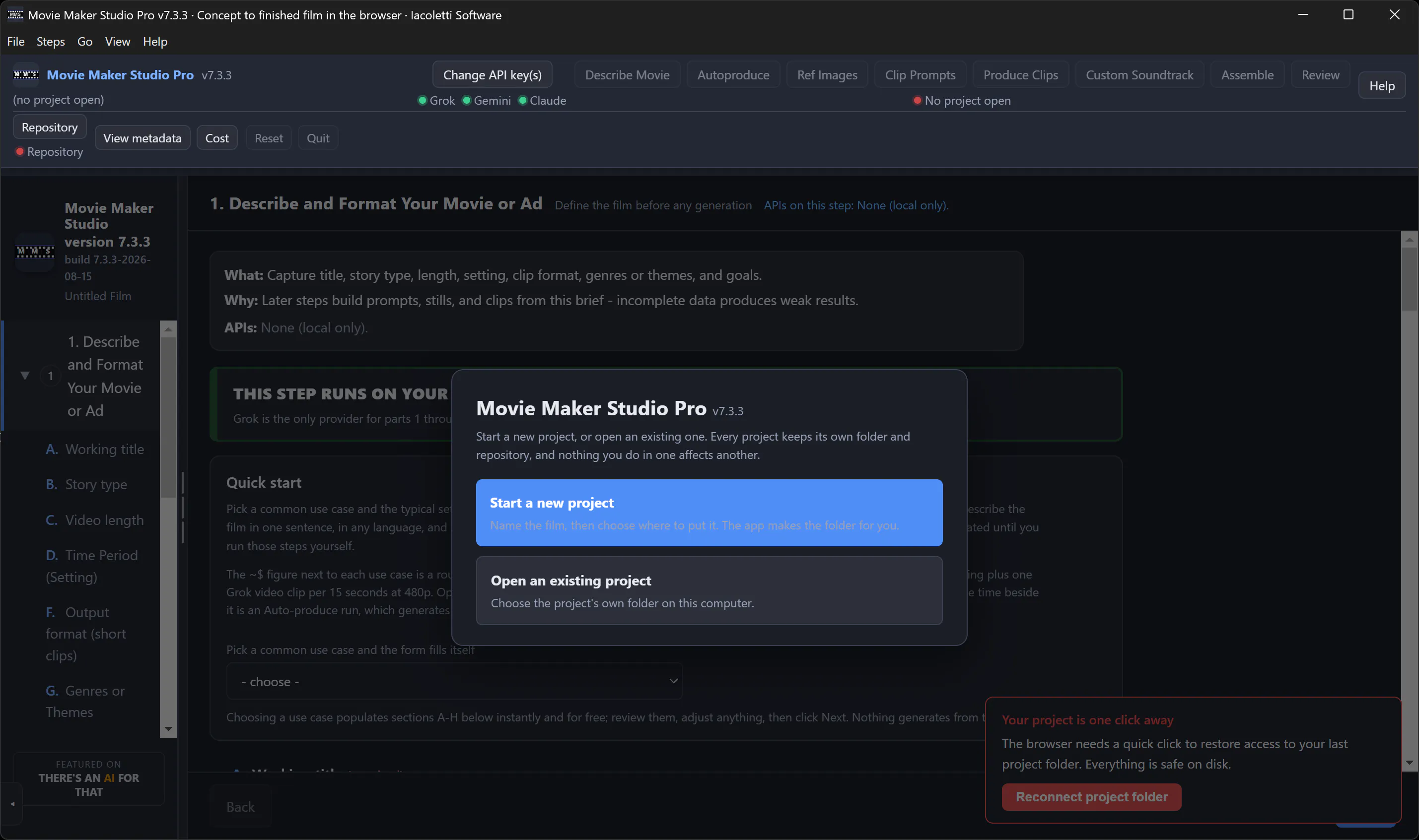 Movie Maker Studio Pro 7.3 gallery image