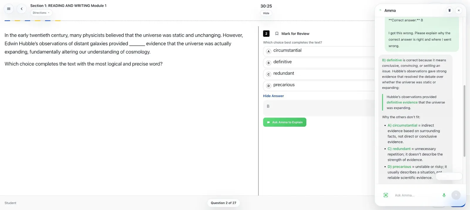 Amma SATprep screenshot 4