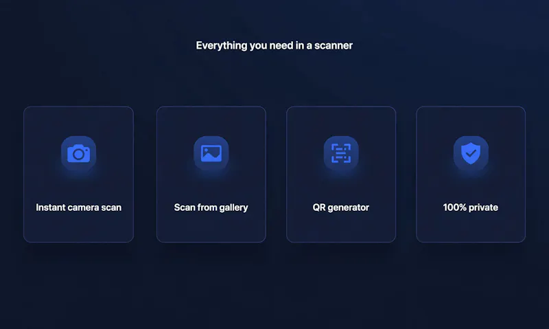 QRBlitz: QR & Barcode Scanner screenshot 2