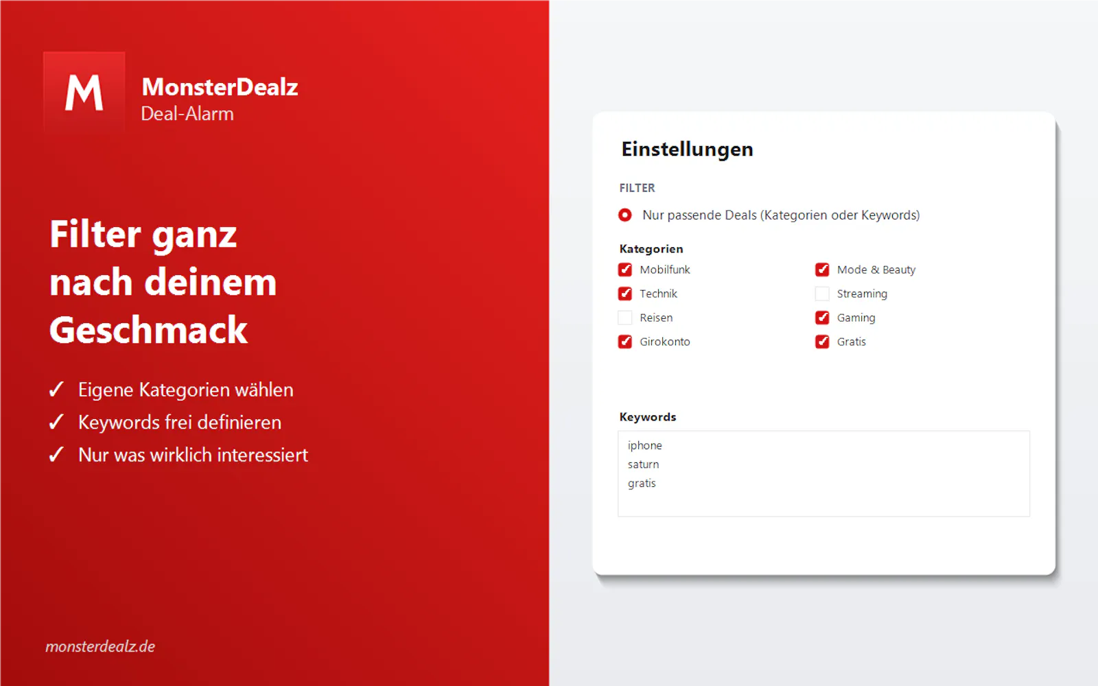 MonsterDealz Deal-Alarm screenshot 2
