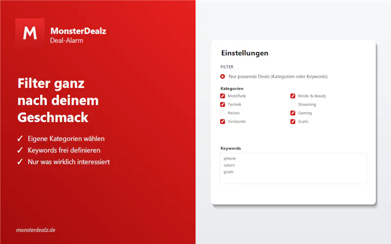 MonsterDealz Deal-Alarm screenshot 2