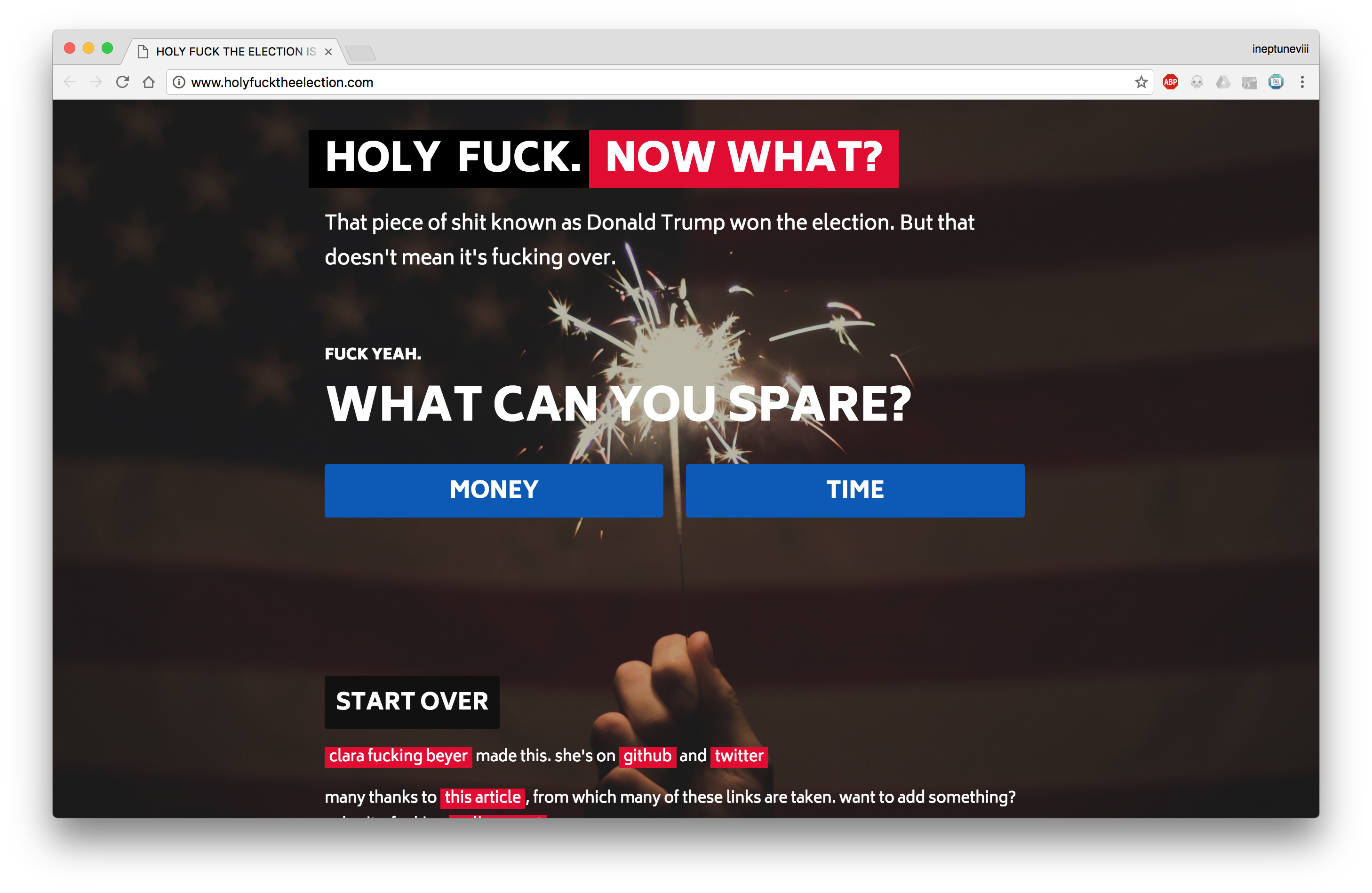 Holy F*ck The Election gallery image