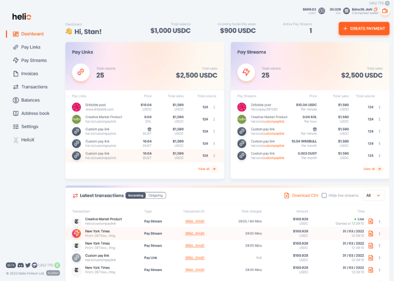 Helio - Web3 Ödeme Platformu medya 3