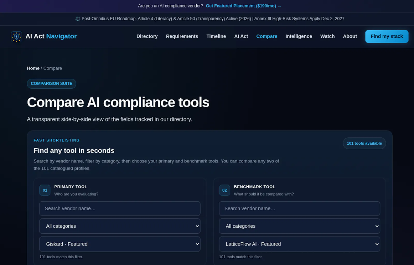 AI Act Navigator screenshot 3