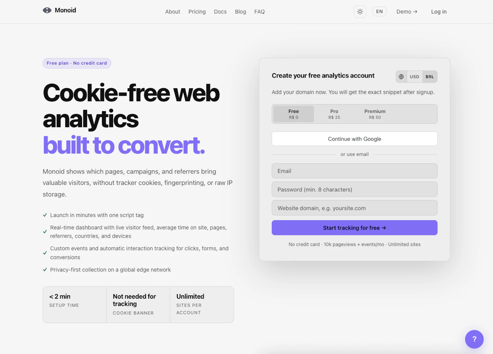 Monoid — Privacy-first Web Analytics screenshot 4