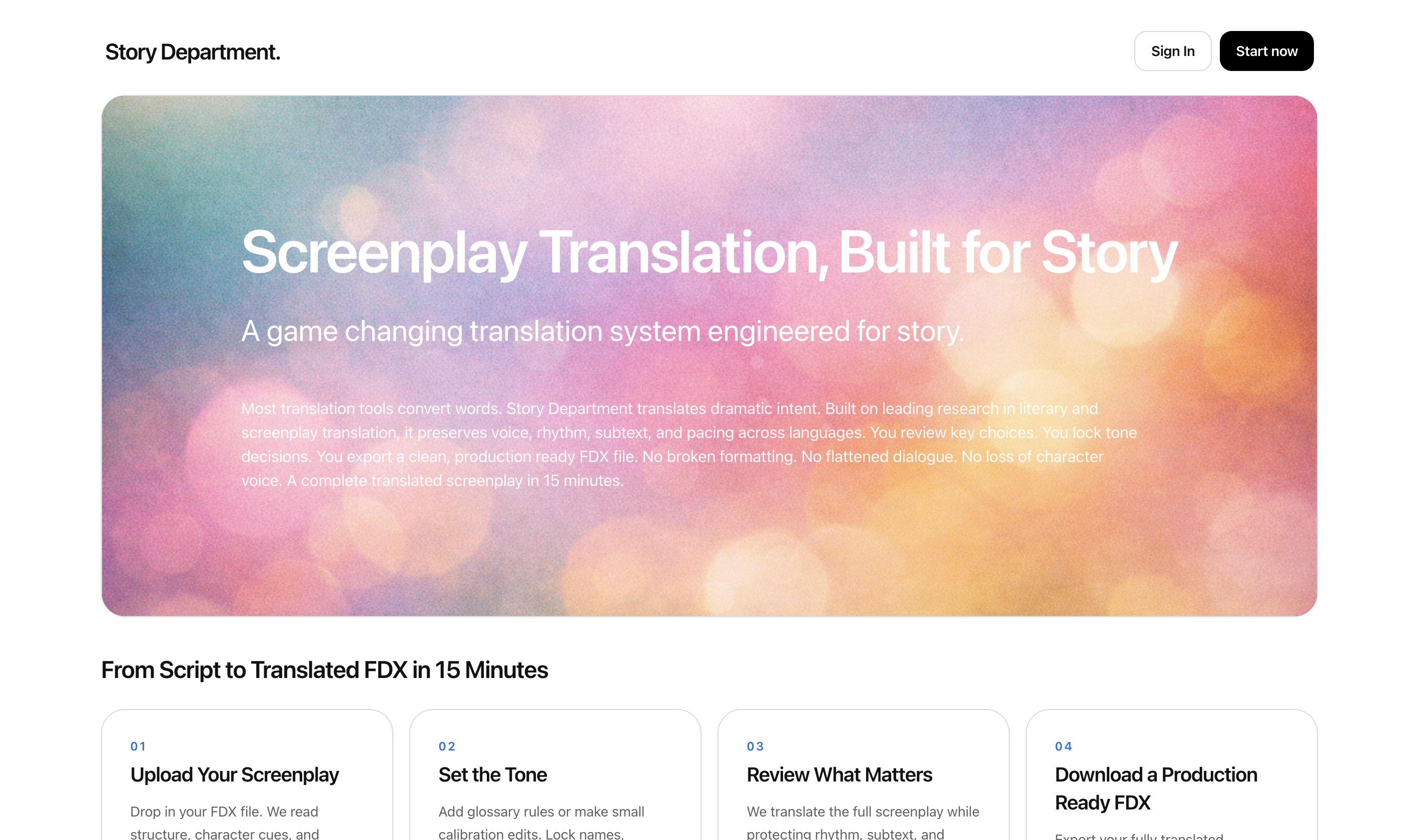 Story Department gallery image