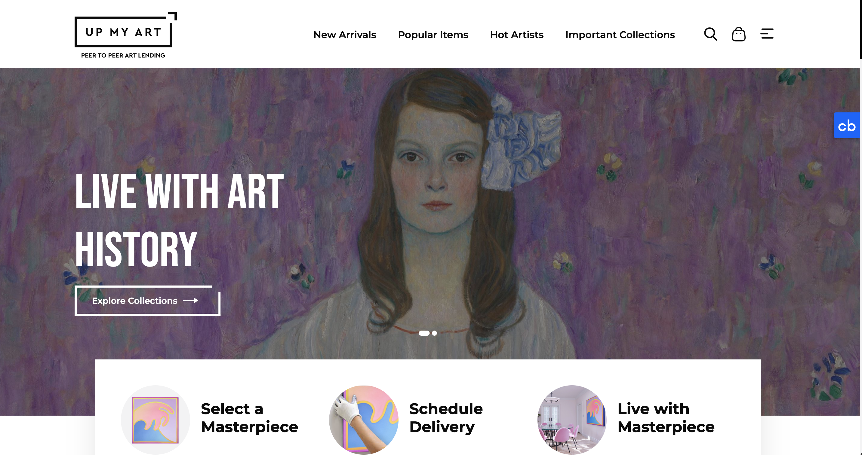 Média Upmyart (un) - Market à peer-to-peer pour la location d'art 2