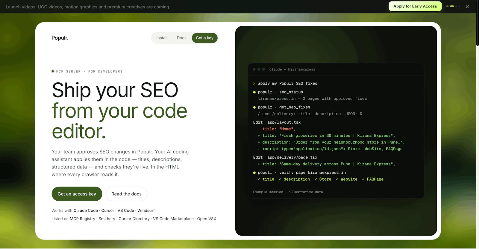 Populr SEO screenshot 2