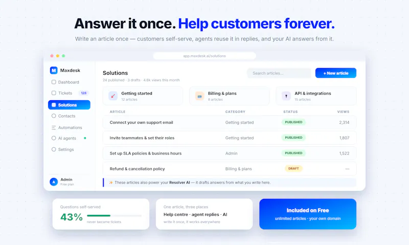 Maxdesk screenshot 5