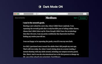 Dark Mode for Safari gallery image