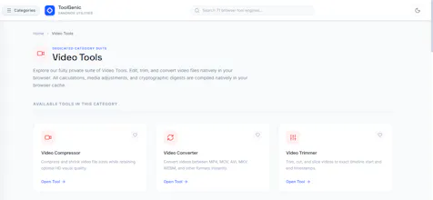 ToolGenicHub — Free Online Utility Tools gallery image