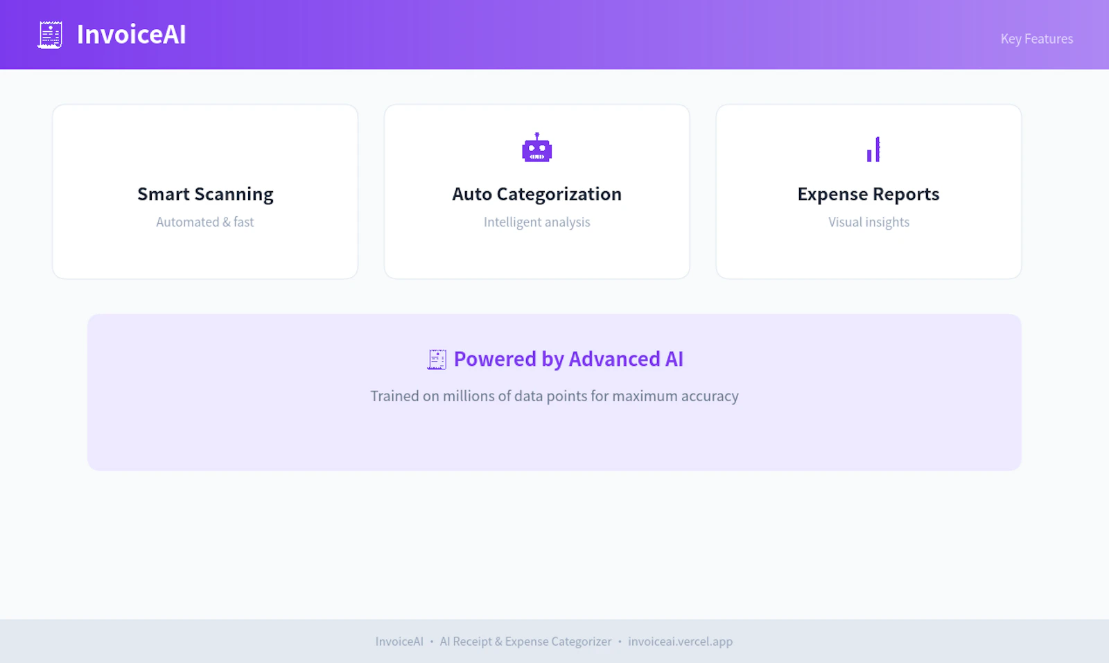 InvoiceAI - AI Receipt Scanner screenshot 1