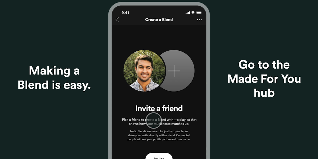 Spotify Blend (Beta) - A new way for two friends to merge their musical tas...