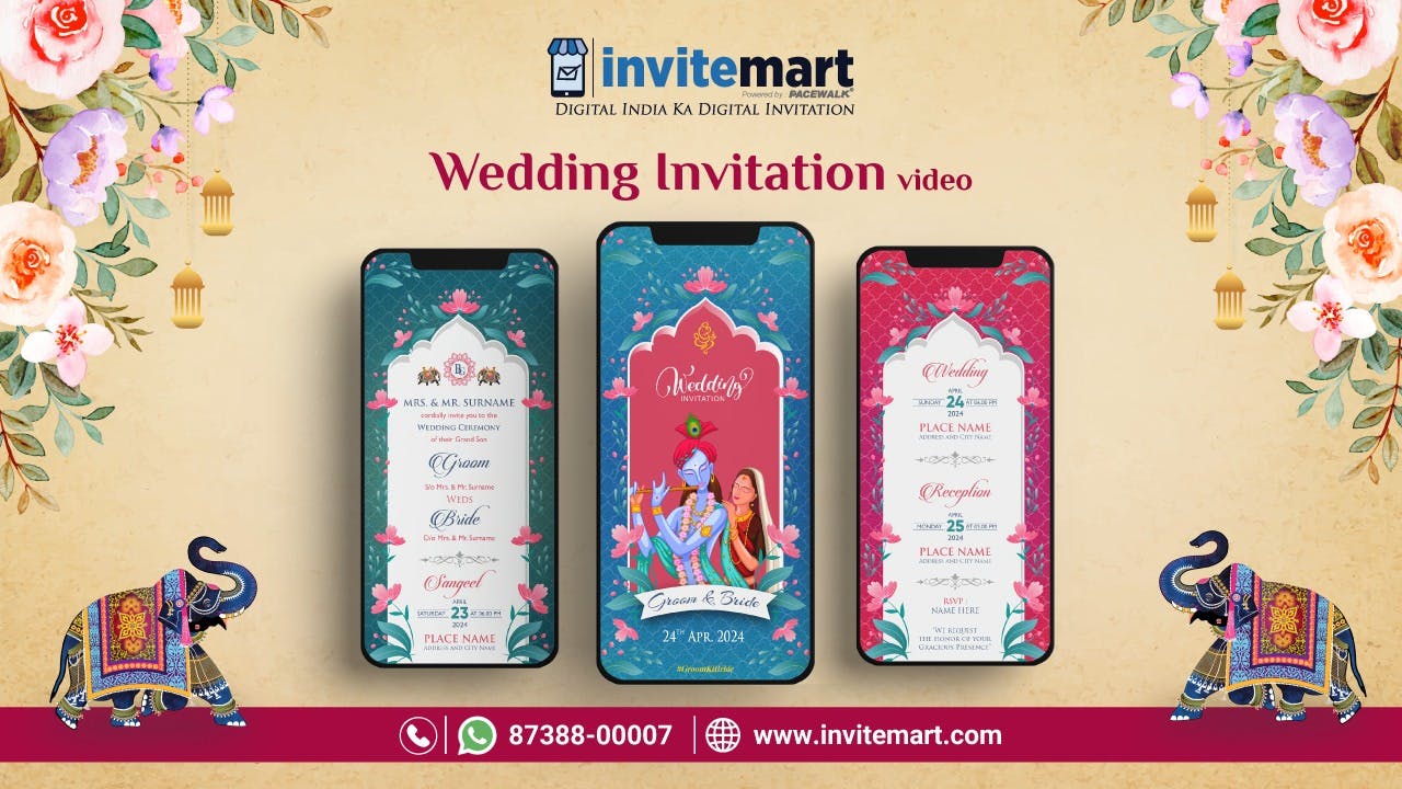 Wedding Invitation Video media 1