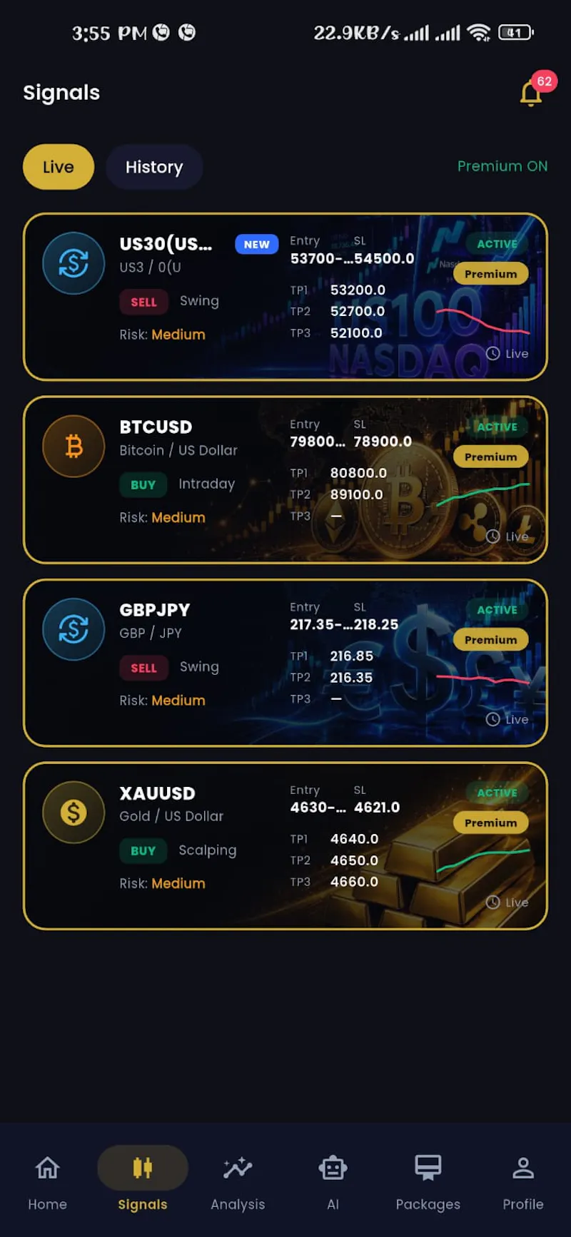 AXFX AI Gold & Forex Signals screenshot 6