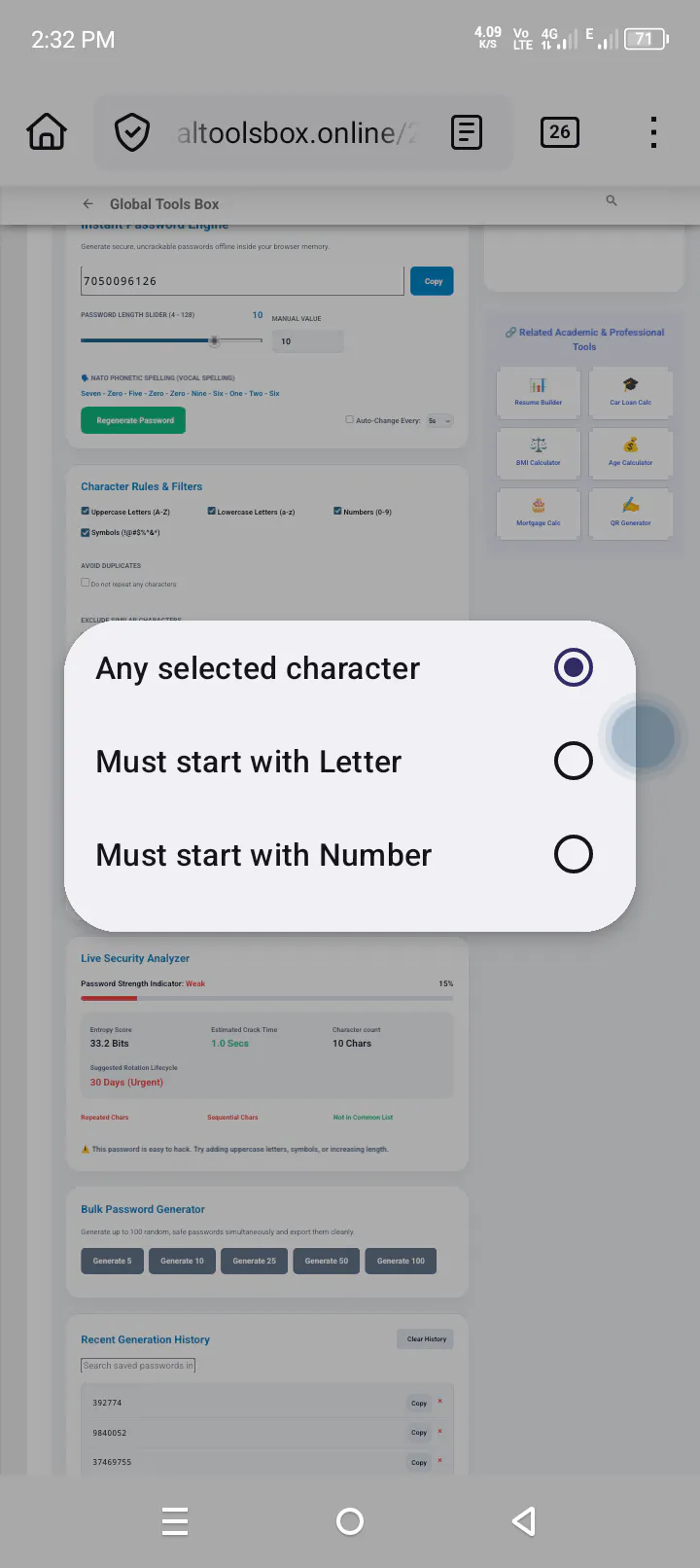 Free password generator, PIN creator  gallery image