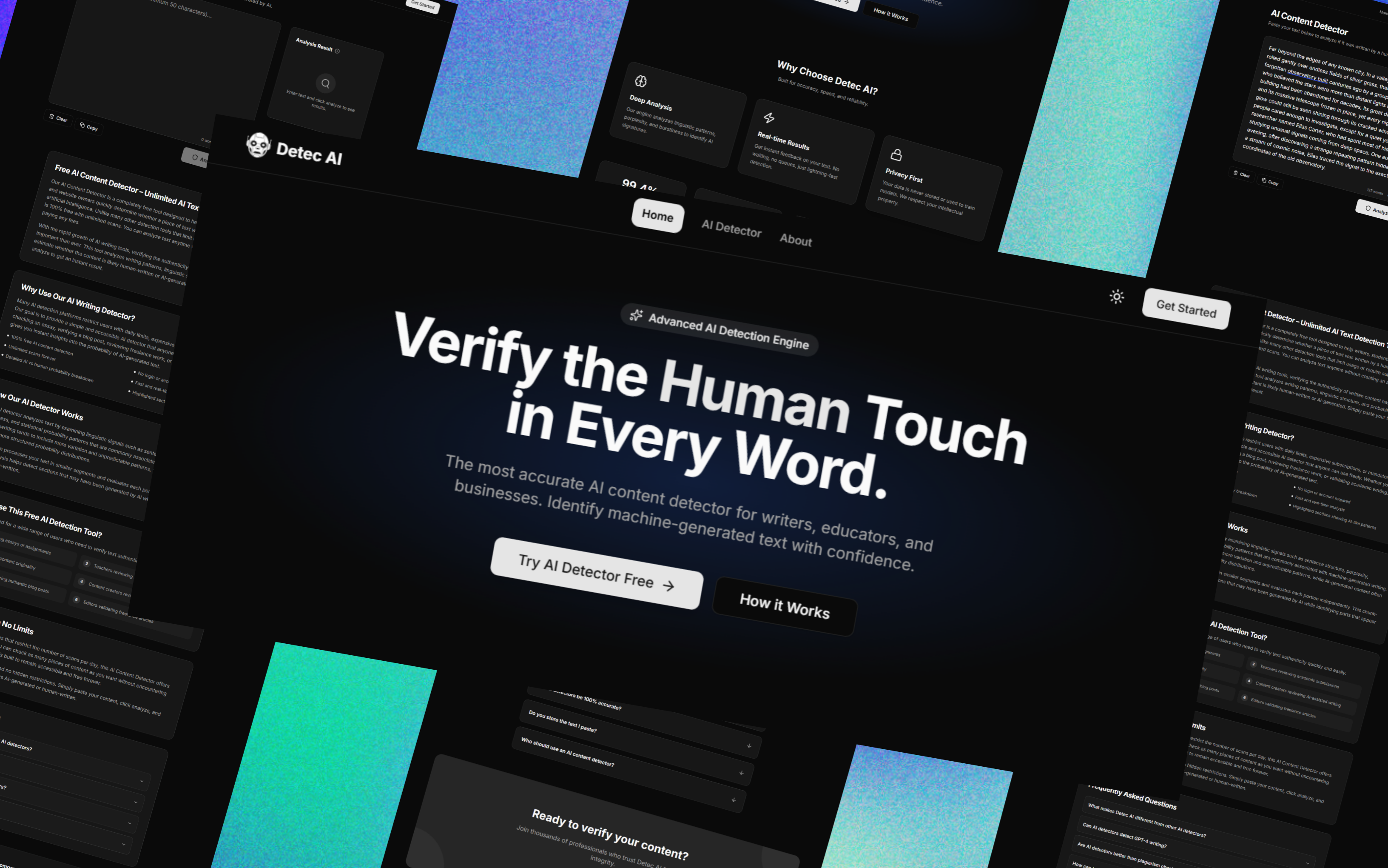 Detec AI - Screenshot 3 showing product features and functionality