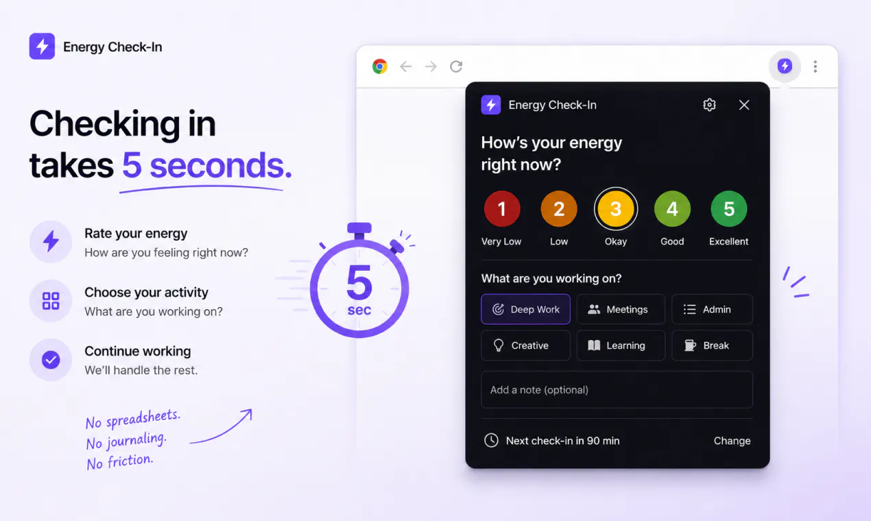 Energy Check-in App gallery image