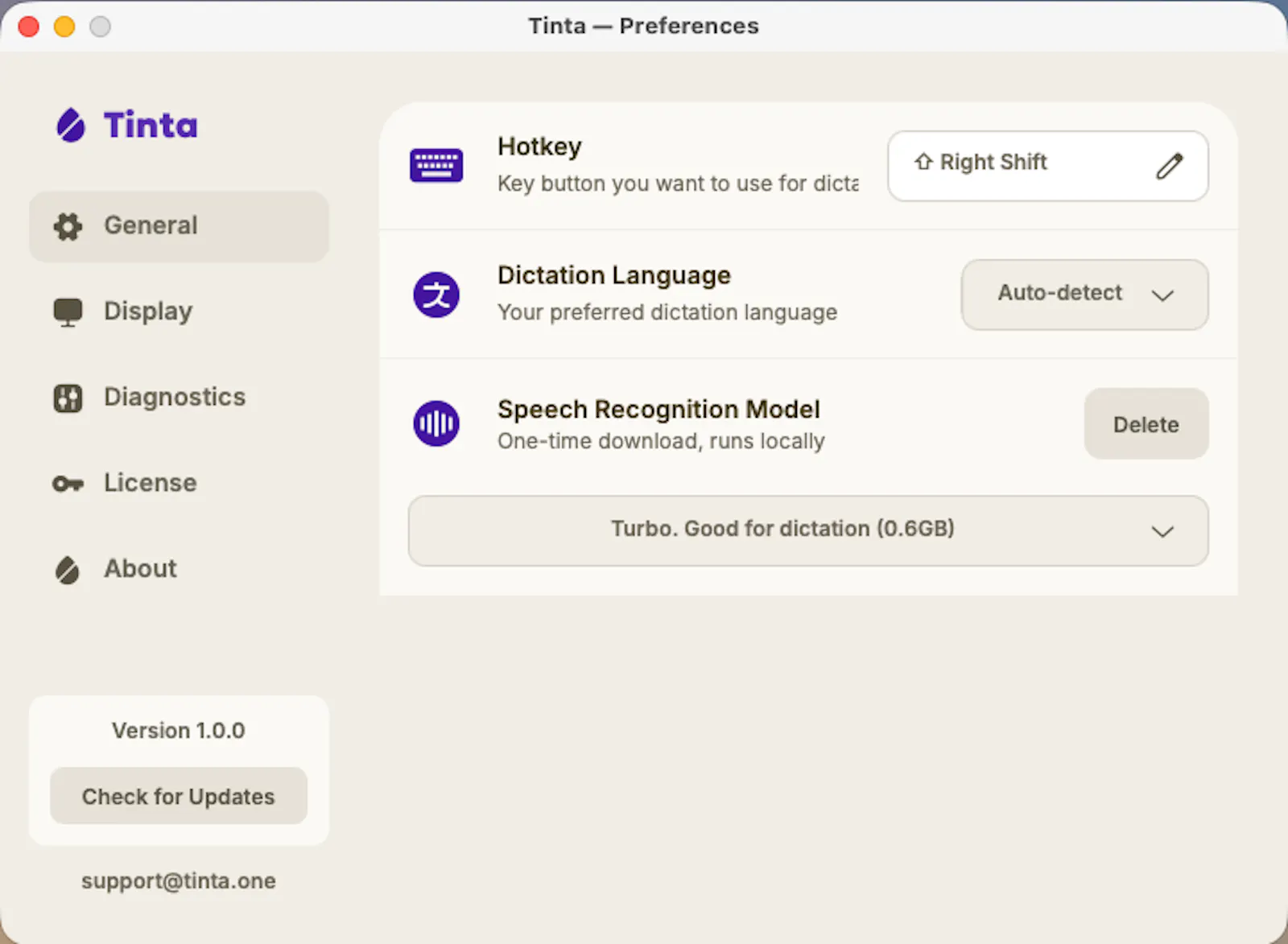 Tinta Voice screenshot 2