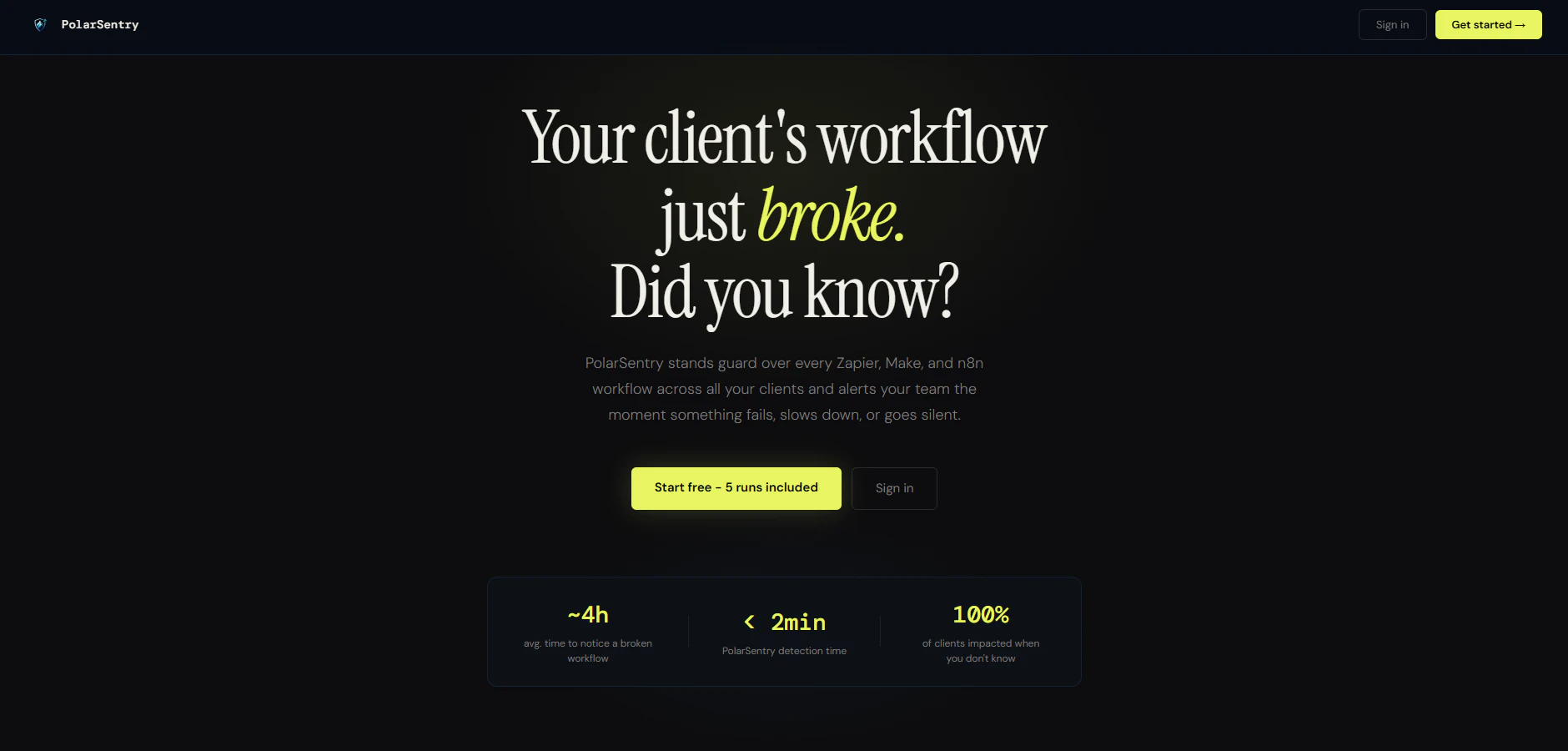 PolarSentry 대표 미리보기