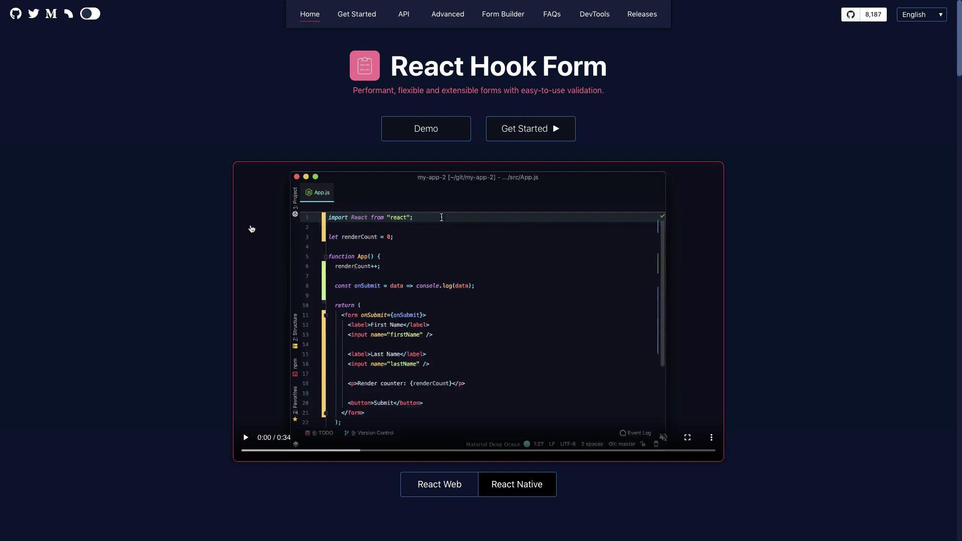 React Hook Form