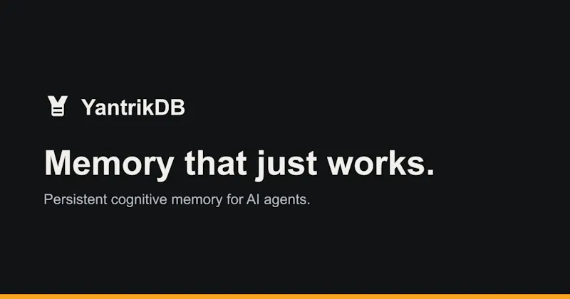 YantrikDB screenshot 2