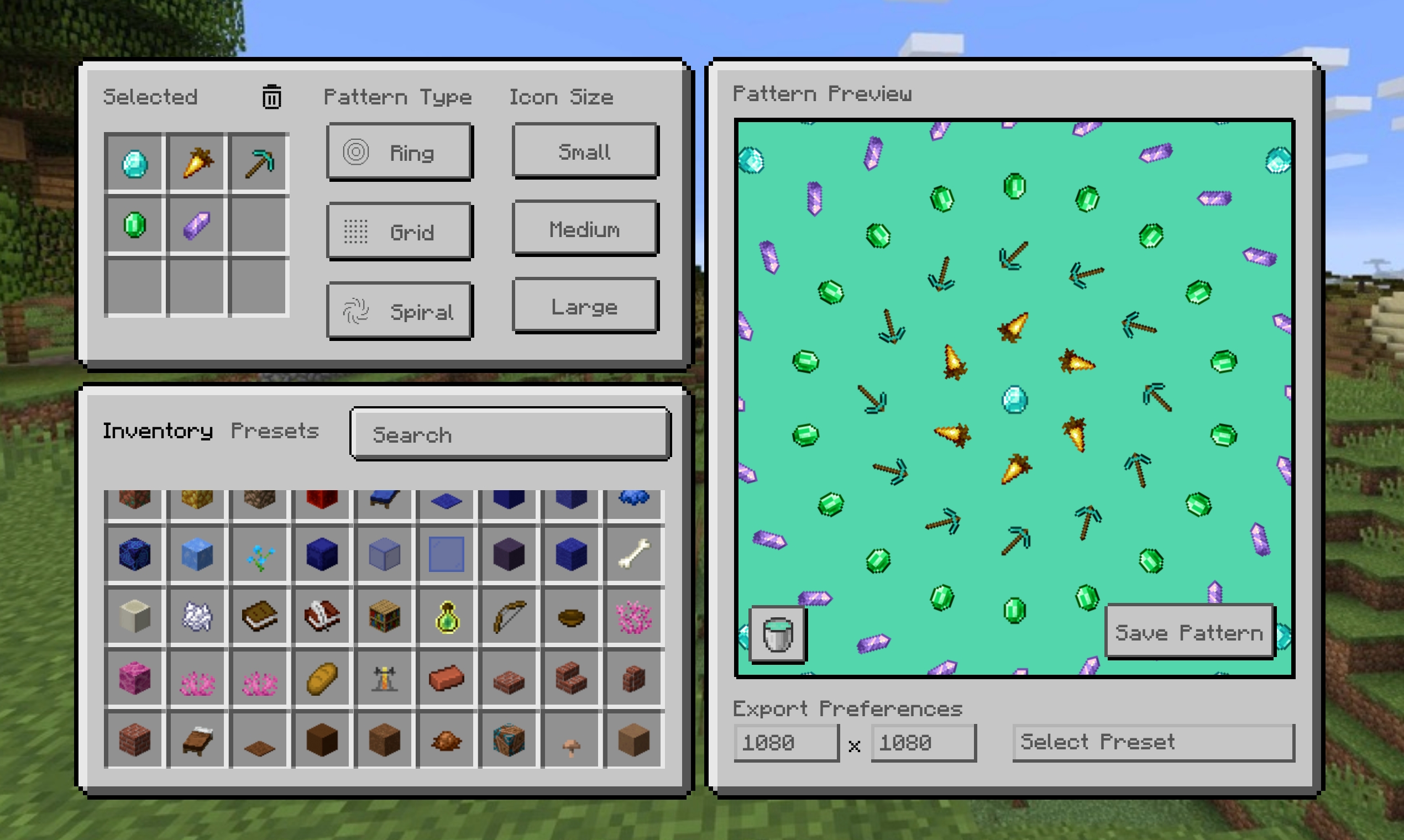 wallcraft – 使用 Minecraft 图标生成壁纸和图案 – 搞英语 → 看世界
