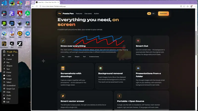 Paste Pen screenshot 1 (video preview)