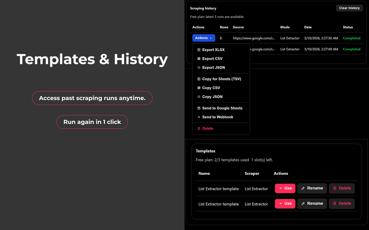 Web Data Scraper gallery image