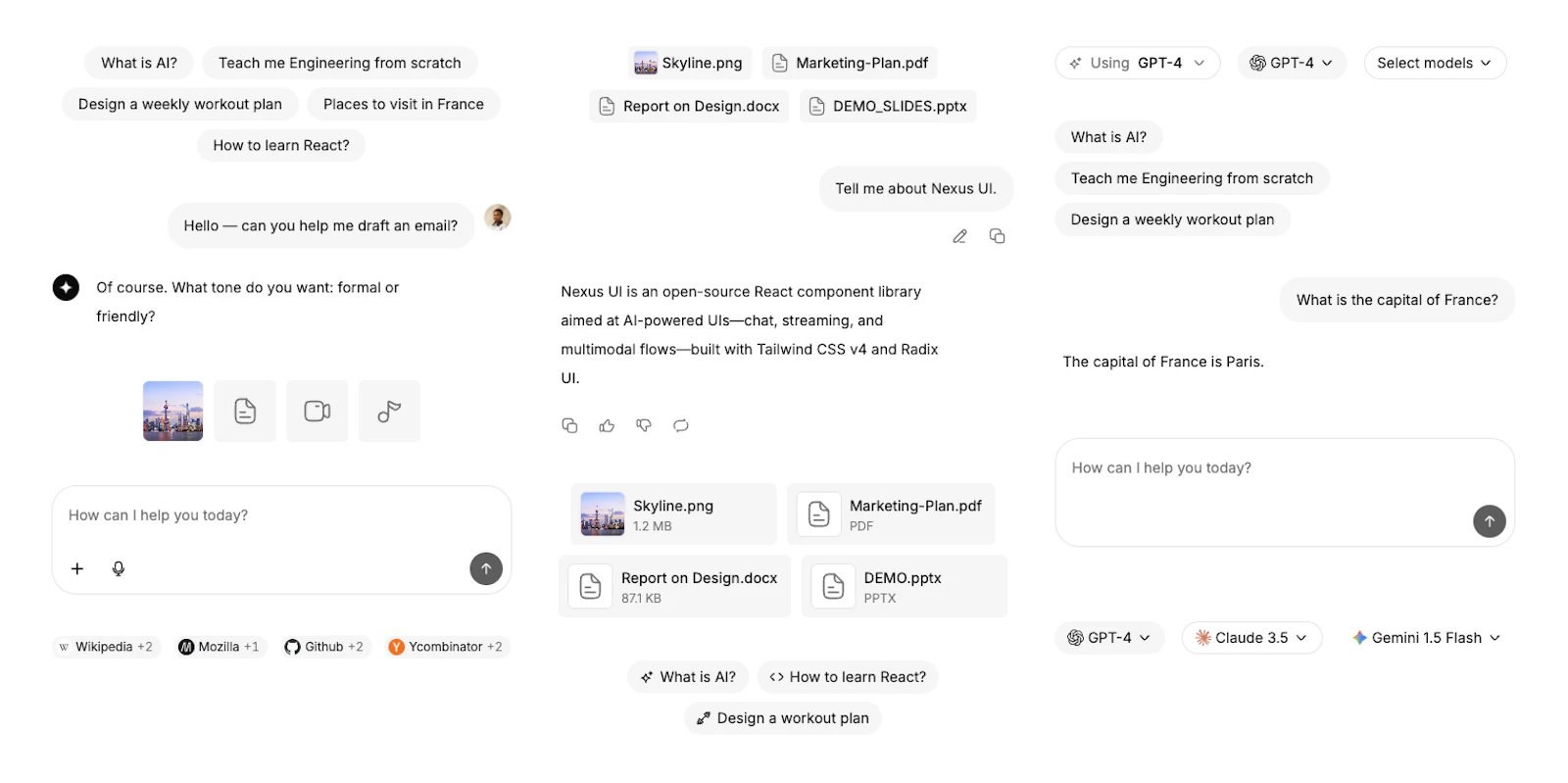 Nexus UI screenshot 2