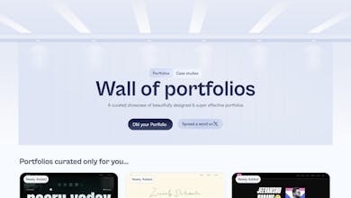 Wall of portfolios gallery image
