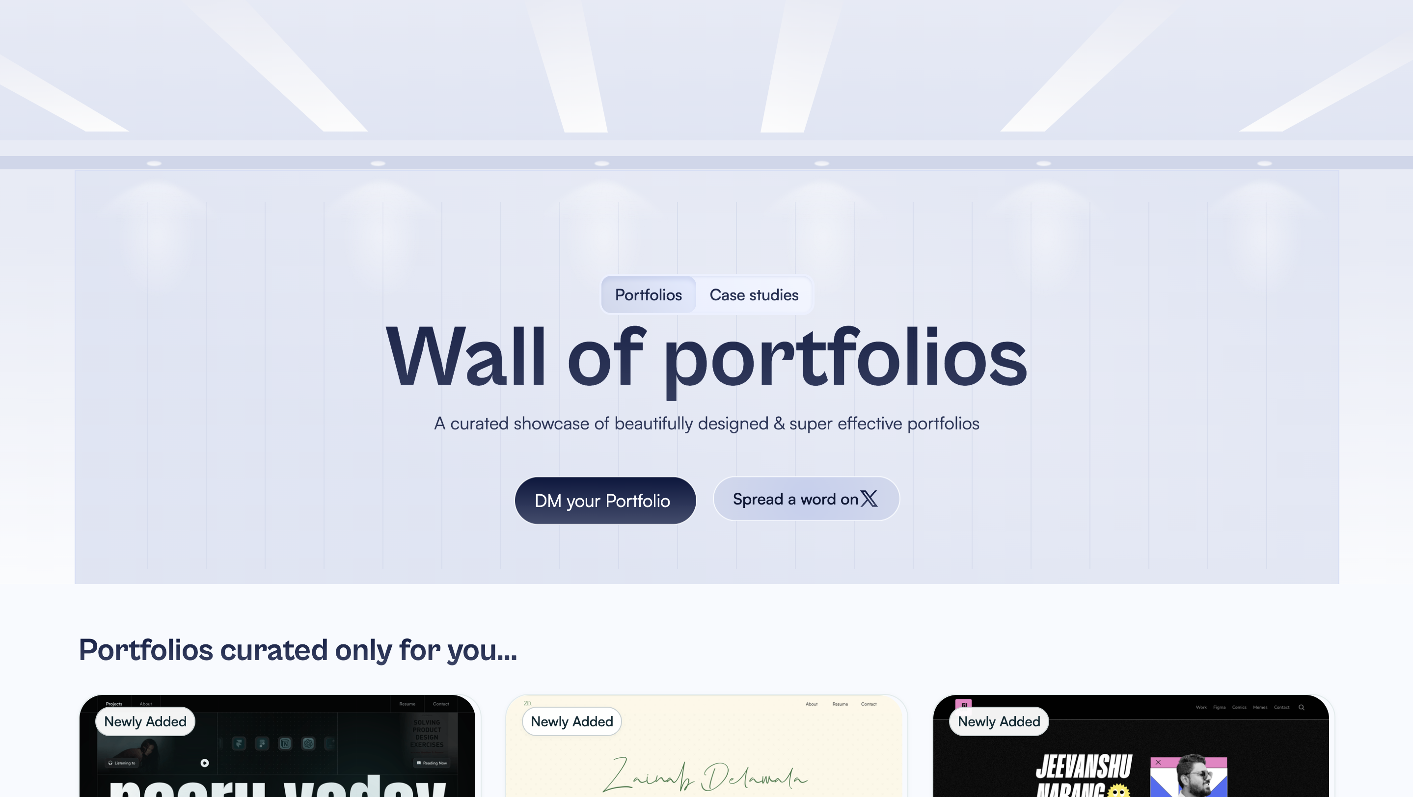 Media Dinding portfolio - Pameran portfolio yang direka dengan indah 2