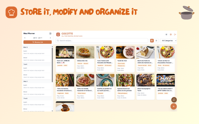 Cocotte - Screenshot 2 showing product features and functionality