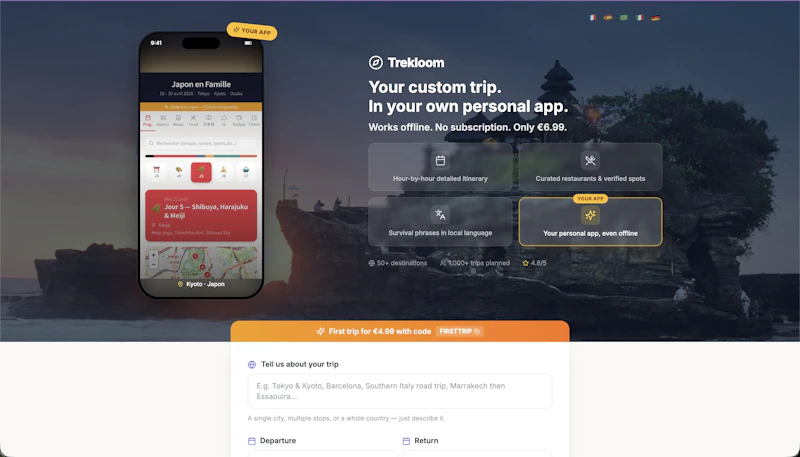 The launch screenshot 1