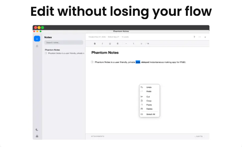 Phantom Notes screenshot 4