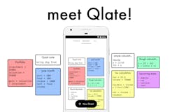 Qlate - Calculator + Notepad media 2