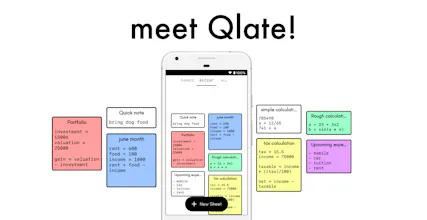 Qlate - Calculator + Notepad gallery image