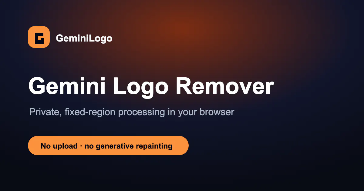 Gemini Logo Remover — Free,no signup gallery image