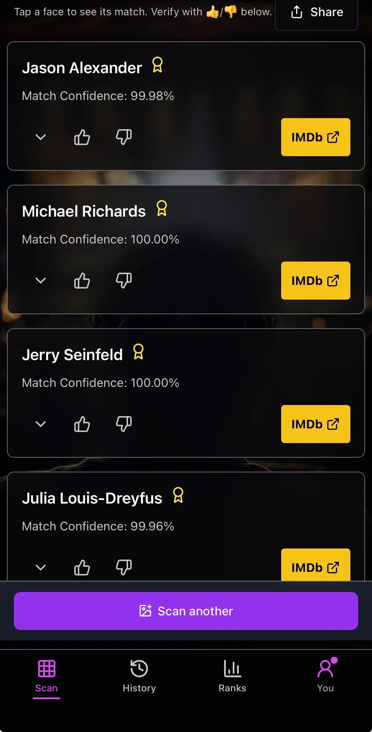 CelebSpotter Open Beta (Web) gallery image